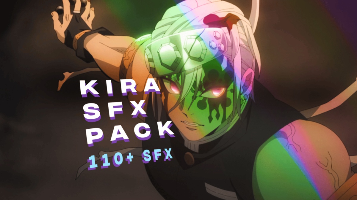 音效：110个全新动漫剪辑打斗电流、呼啸、撞击、积聚音效素材包 KIRA SFX PACK 3（14561）