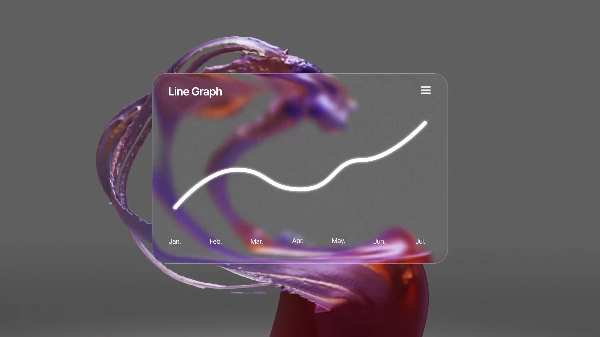 PR模板：苹果液态玻璃风格商业可视化信息图表动画合集（14584）