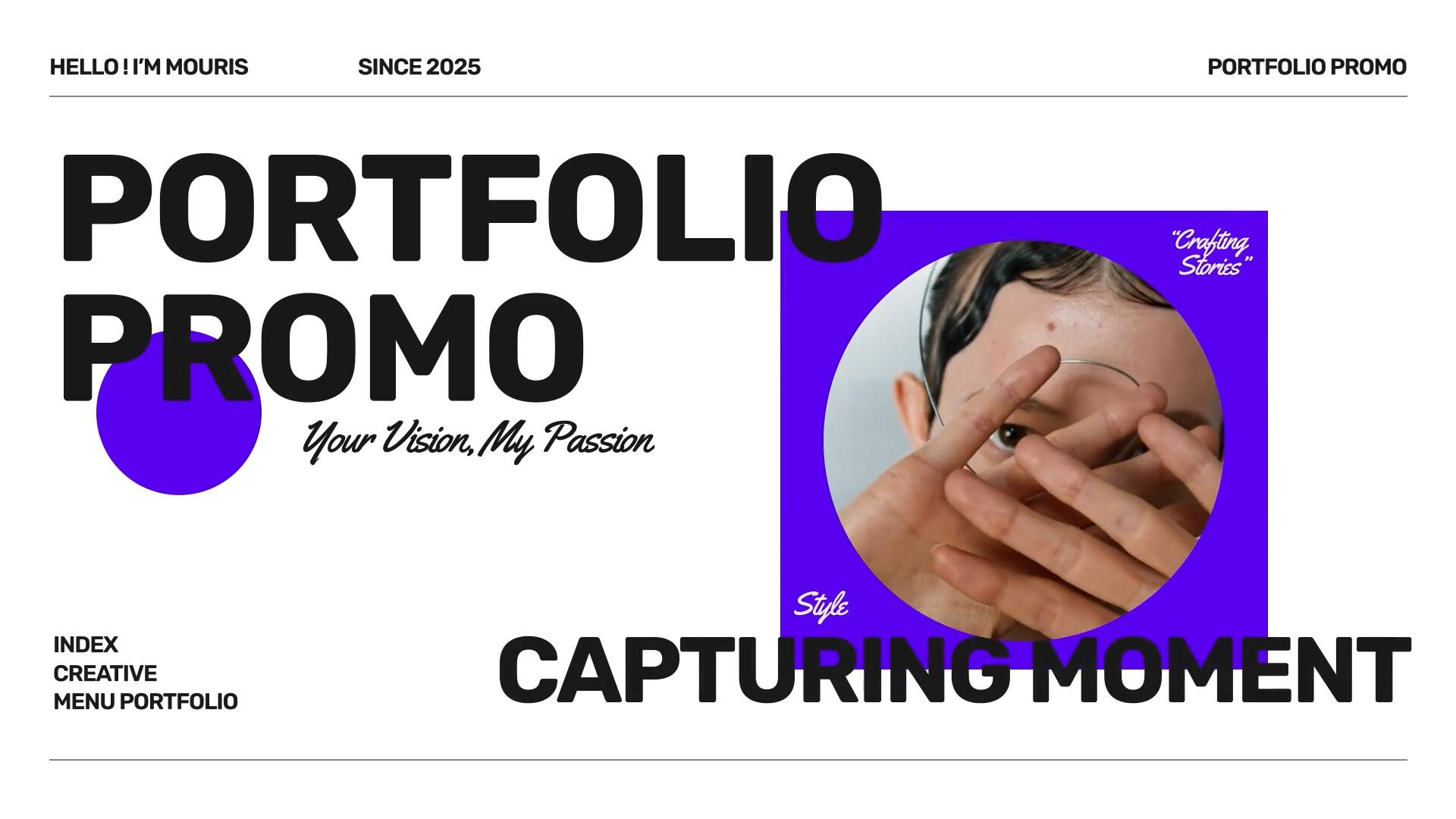 AE模板：极简主义时尚美学作品集宣传展示动画模板（14609）