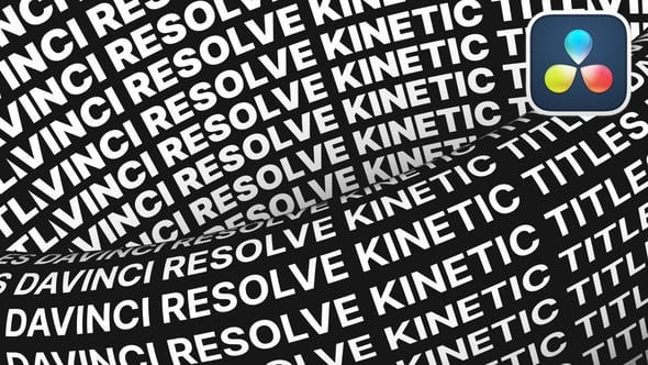 达芬奇模板：极简主义潮流时尚动能文字标题动态海报排版动画（14616）