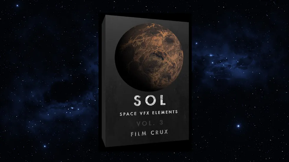 100个高品质科幻电影逼真外太空行星特写视觉特效元素包 FilmCrux SOL – Space VFX Elements Vol. 3（14621）