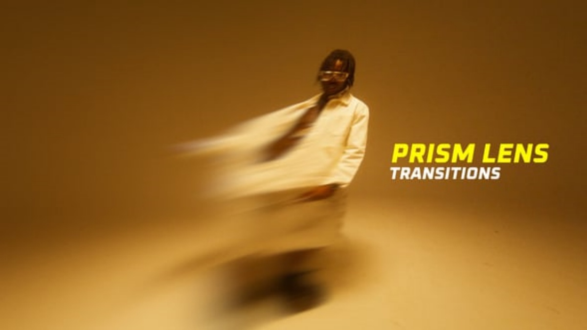 AE/PR模板：嘻哈说唱风格镜头画面棱镜模糊闪烁无缝转场过渡（14622）