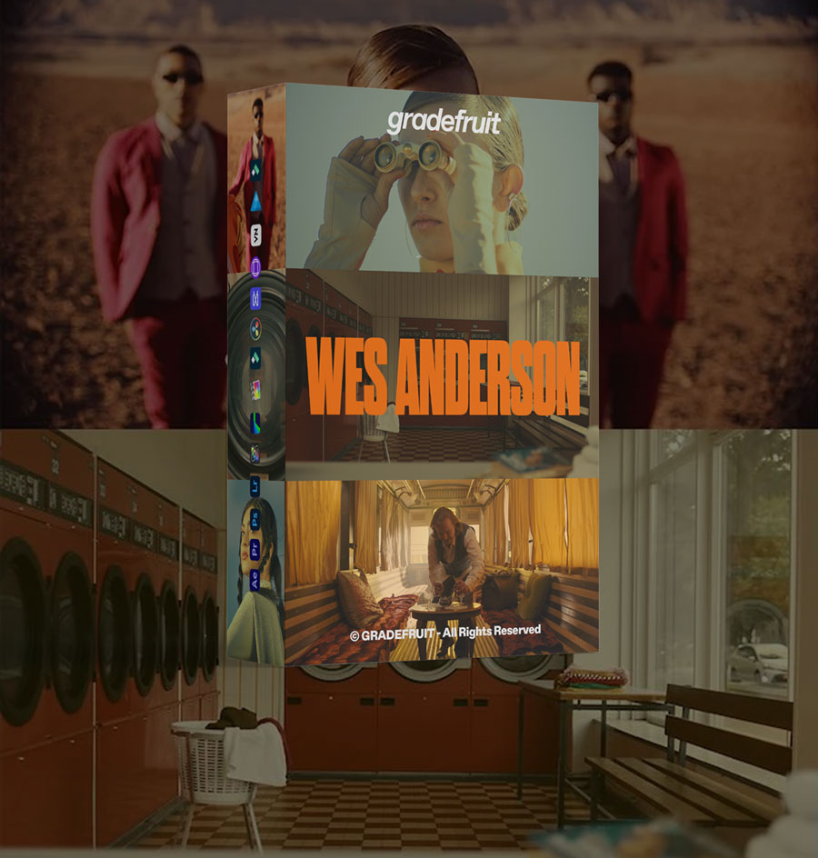 【韦斯·安德森】电影美学大胆饱和色彩电影美学LUT+LR调色预设包（14644）