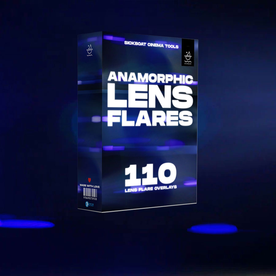 真实电影美学6K镜头变形宽银幕拉丝光晕漏光视频叠加MOV+JPG素材 Sickboat – Anamorphic Lens Flares | Anamorphic Light Leaks (6K)（14646）