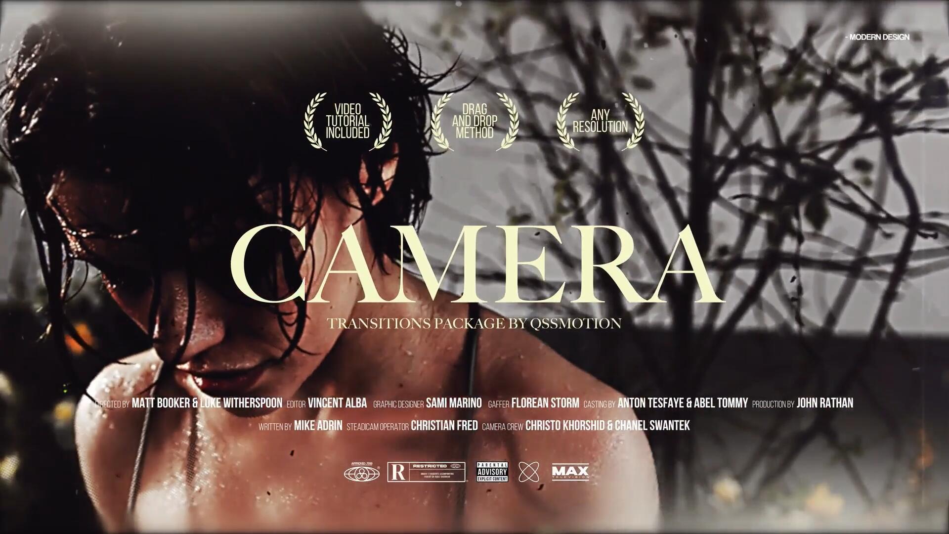 达芬奇模板：创意风格摄像机移动视角无缝转场过渡（14653）