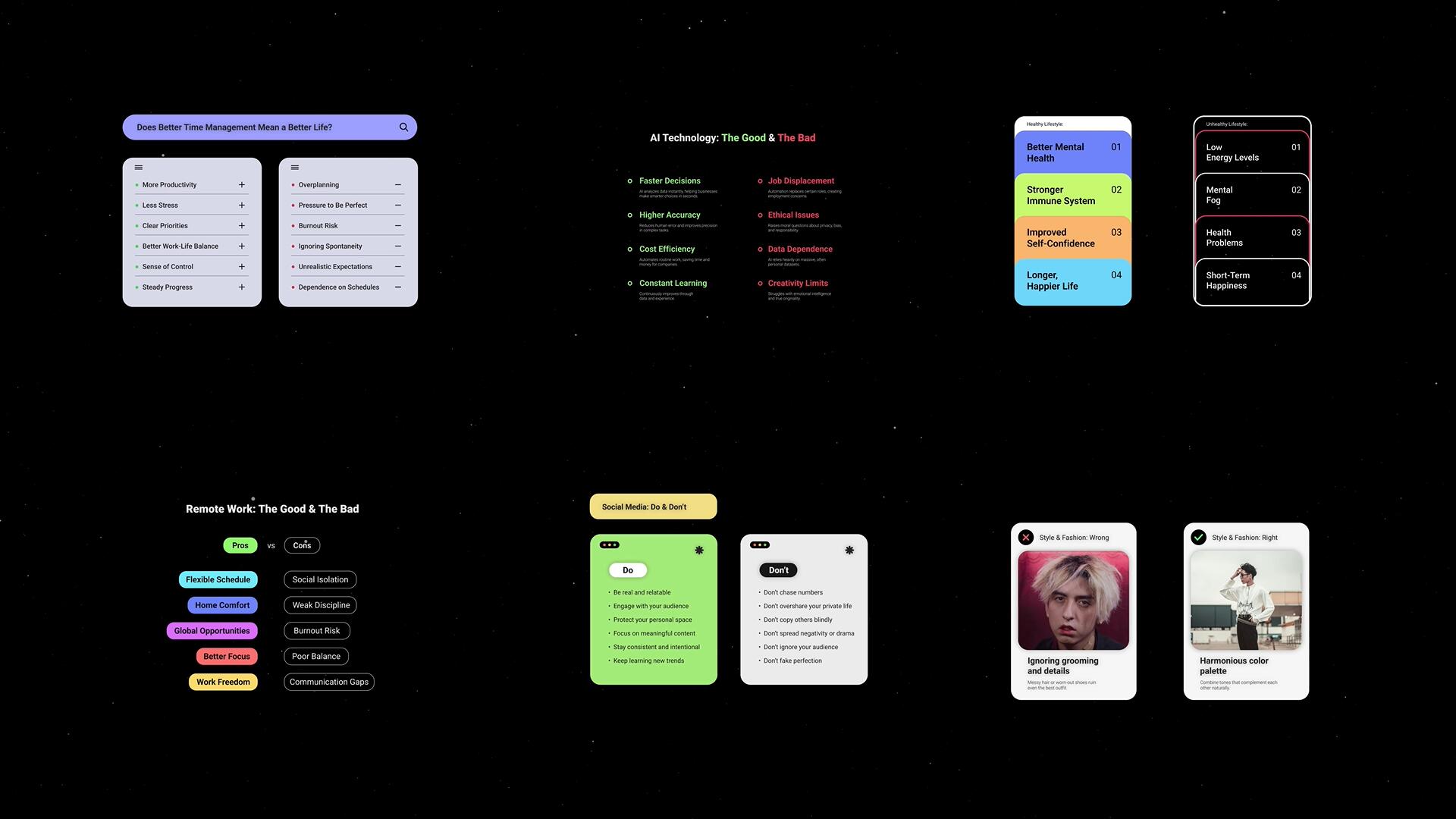FCPX插件：全新优缺点信息图表文字标题排版动画（14676）