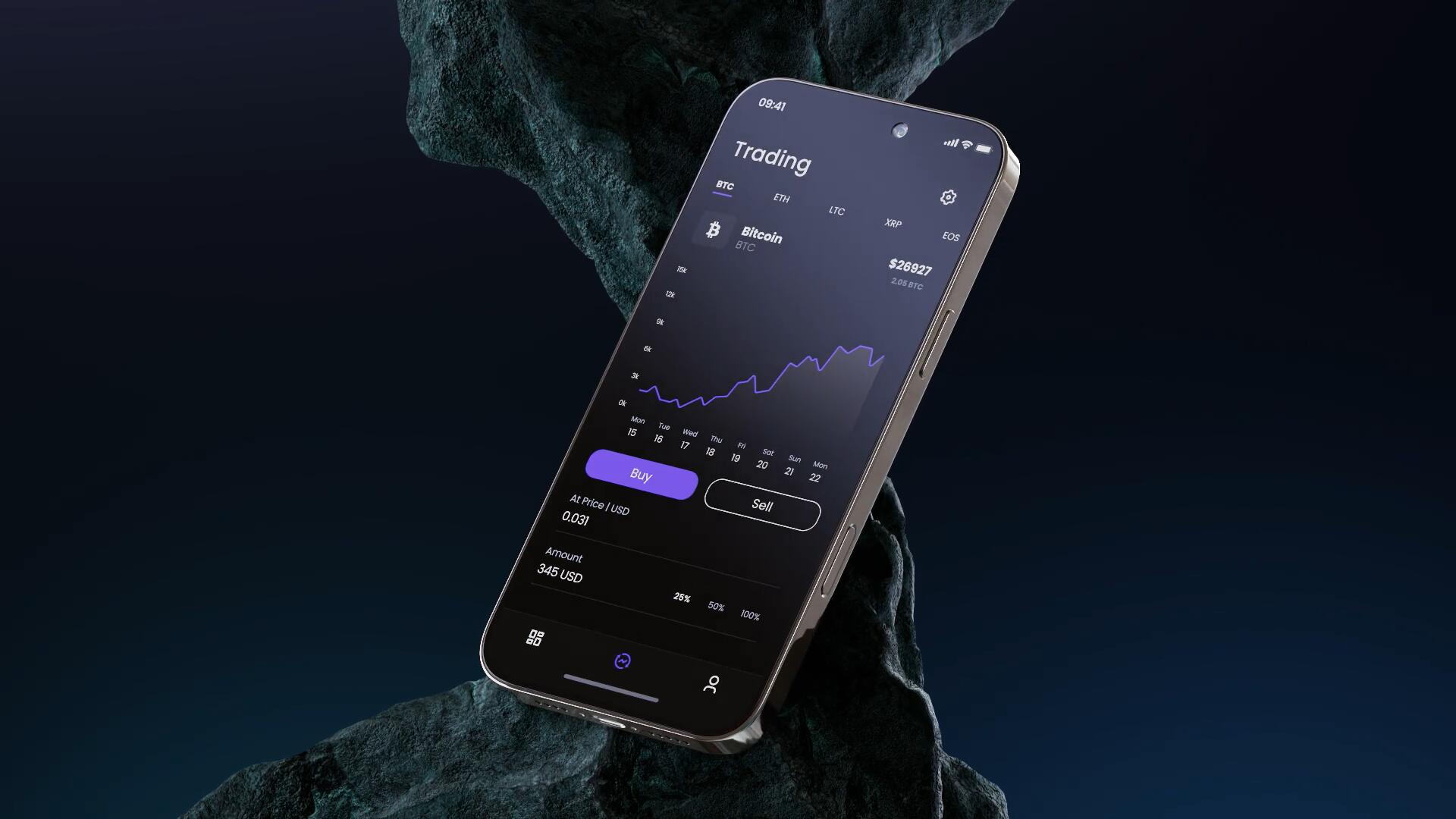 AE模板：暗黑色调惊艳电影质感APP应用UI界面视频宣传推广动画模板（14689）