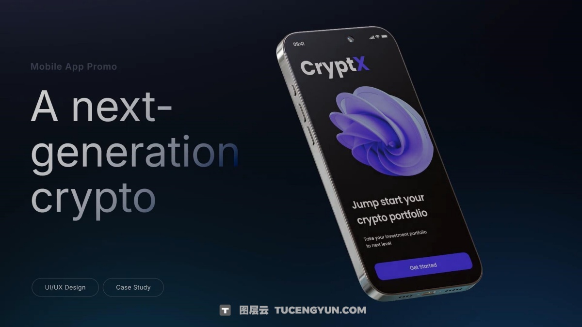 AE模板：暗黑色调惊艳电影质感APP应用UI界面视频宣传推广动画模板（14689）图层云