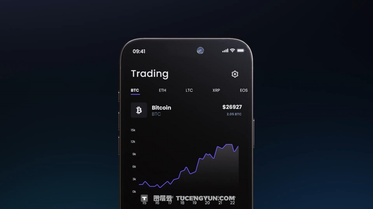 AE模板：暗黑色调惊艳电影质感APP应用UI界面视频宣传推广动画模板（14689）图层云