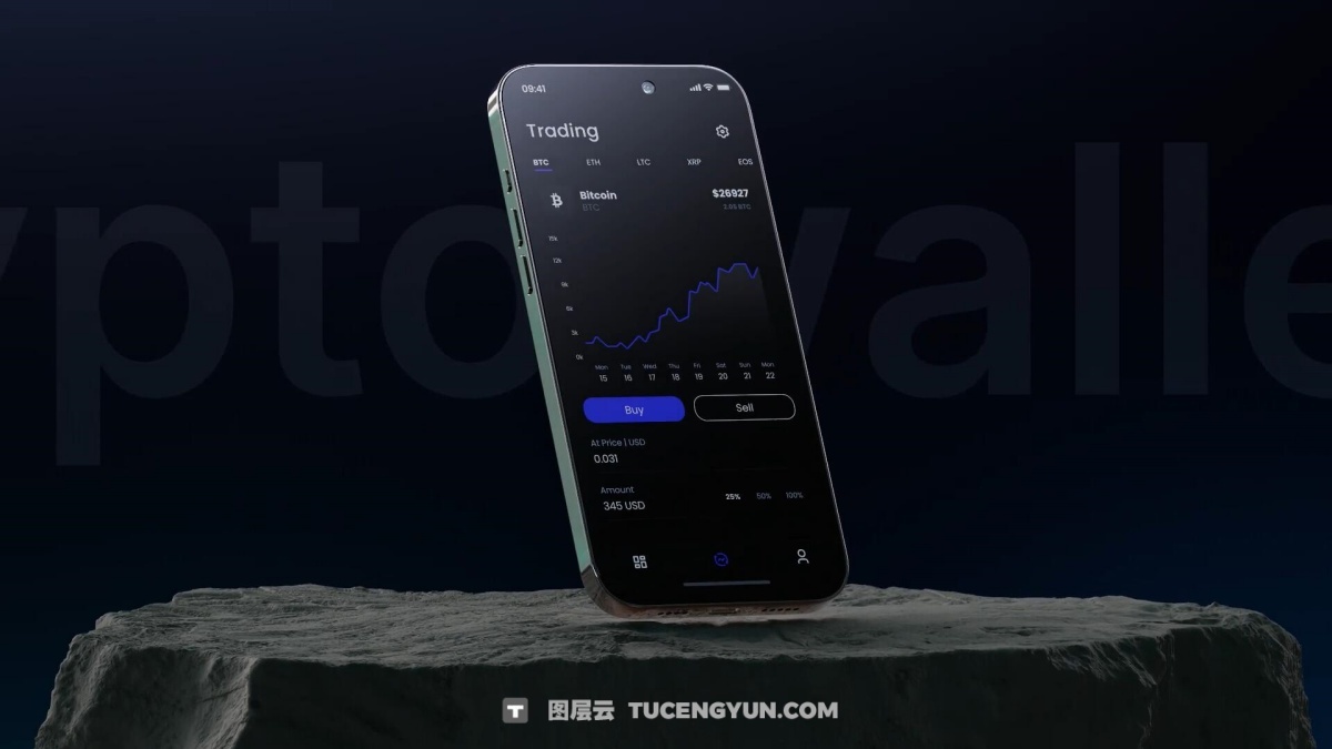 AE模板：暗黑色调惊艳电影质感APP应用UI界面视频宣传推广动画模板（14689）图层云
