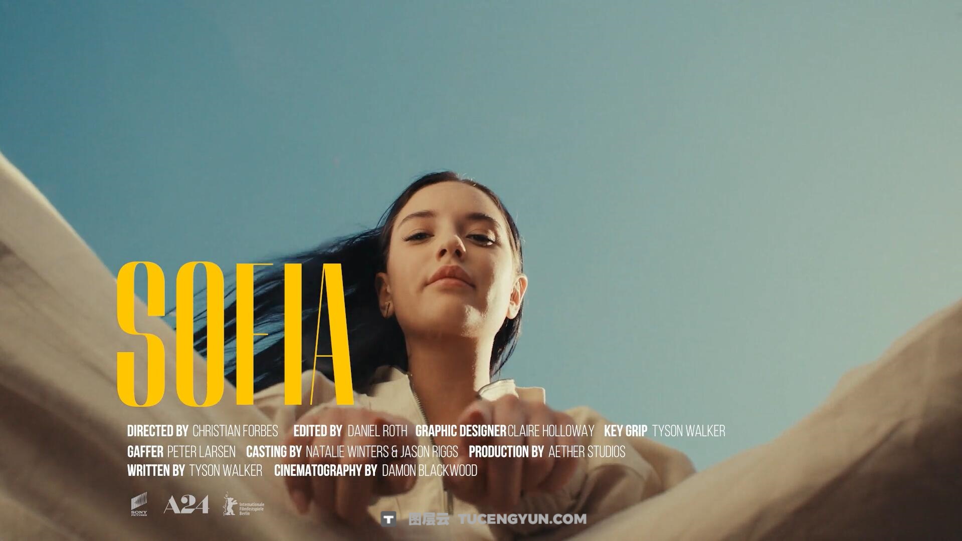 PR模板：10个复古粗犷大胆电影风格氛围片头文字标题字幕动画（14690）图层云