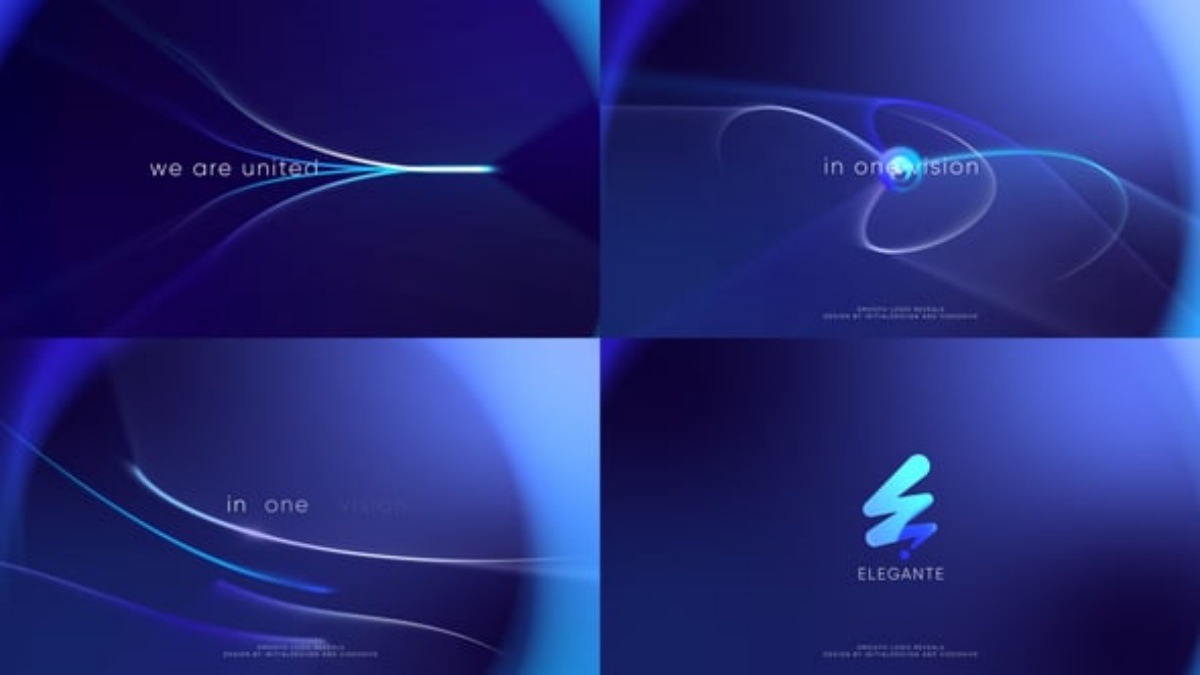 AE模板：企业风格线条汇聚LOGO展示开场片头（14717）