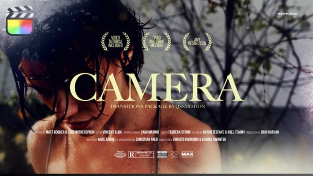 FCPX插件：创意风格摄像机移动视角无缝转场过渡（14746）