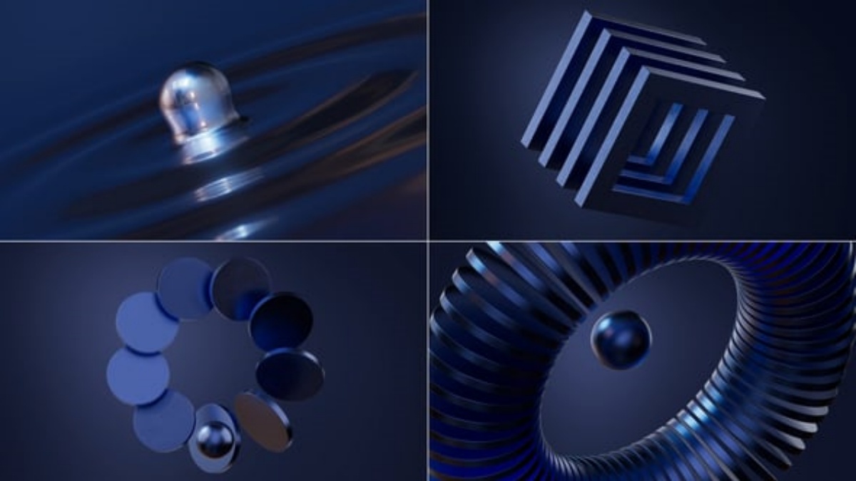 AE模板：全新3D艺术场景商业电影质感品牌宣传开场片头 支持横竖屏（14748）