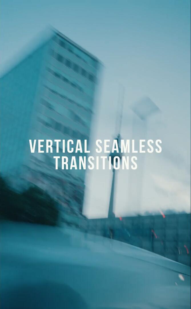 AE/PR模板：100个复古情绪美学慢快门视频抽帧拖影效果竖屏短视频转场过渡（14749）