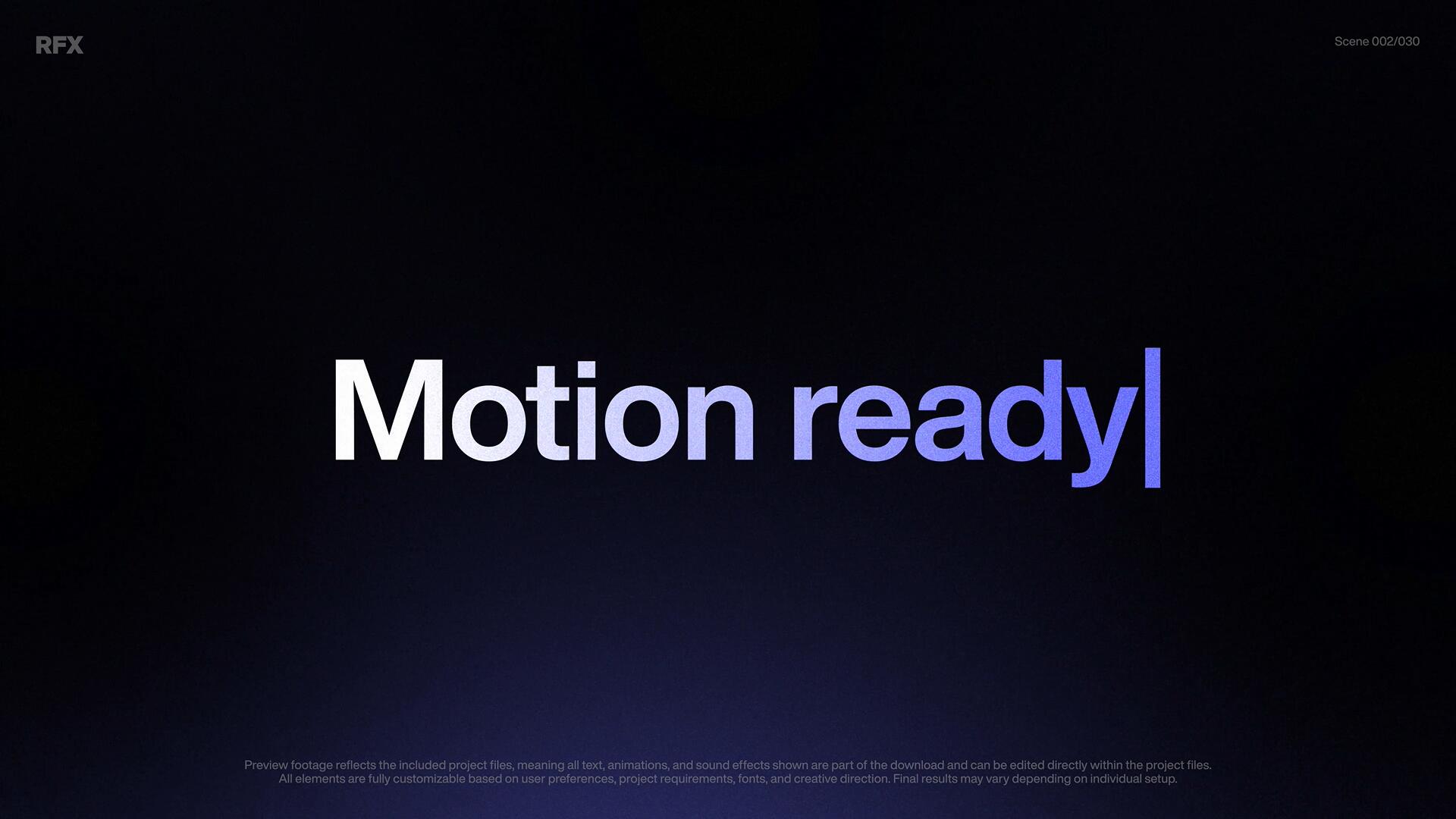 AE模板：极简主义节奏感文字标题字幕动画+音效（14793）