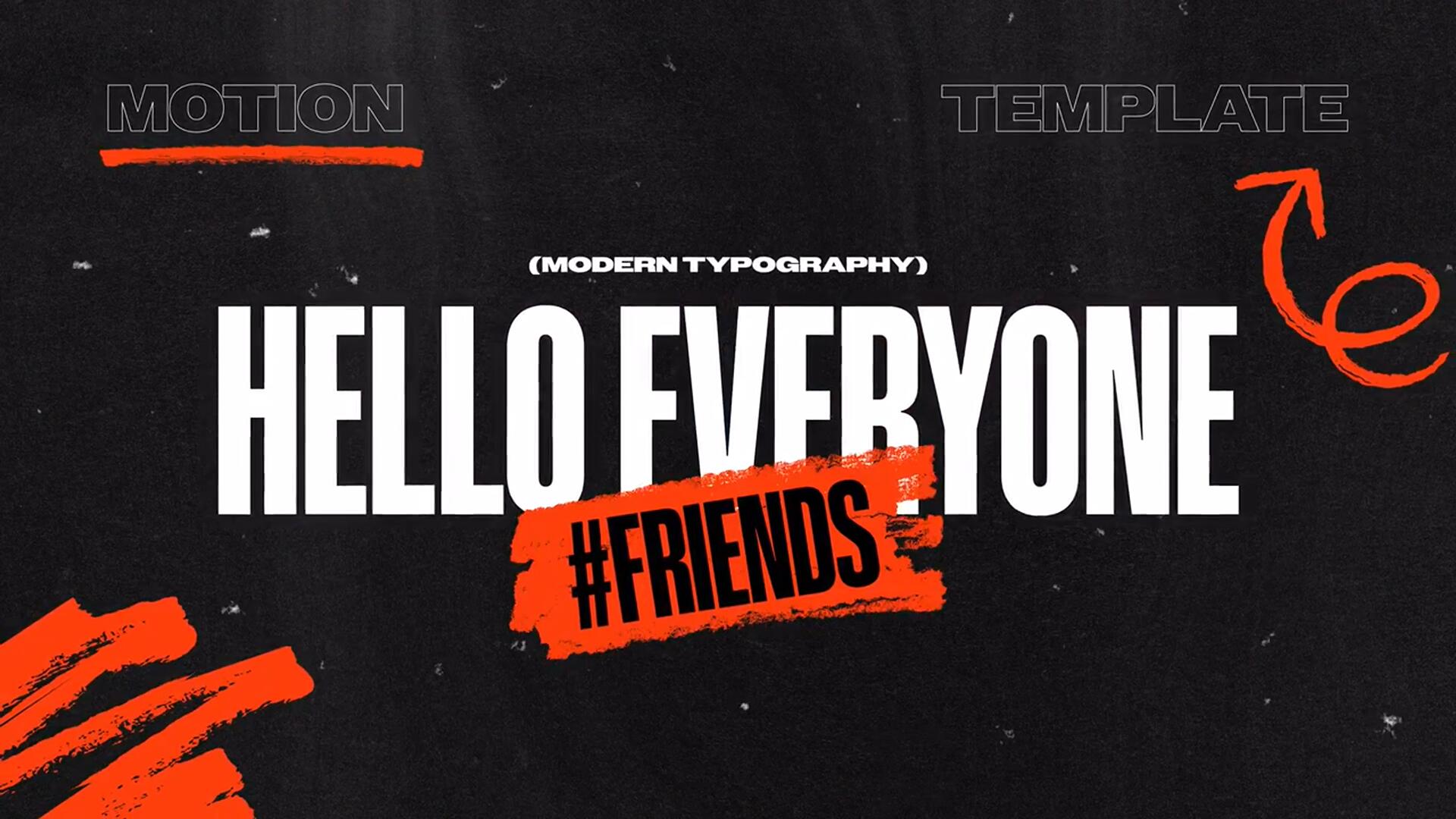 AE/PR模板：大胆嘻哈街头拼贴涂鸦艺术风文字标题转场过渡（14796）