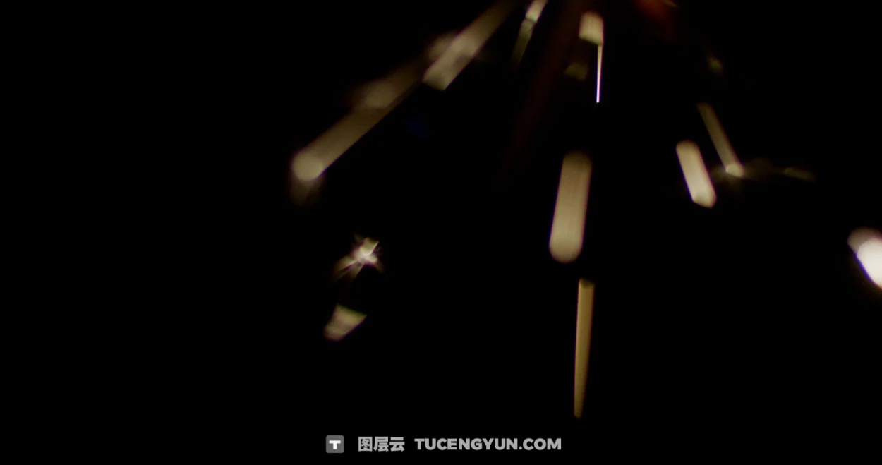 梦幻烟花镜头光晕金色光芒闪耀波光闪烁温暖氛围镜头光晕4K视频素材+JPG叠加素材 Sickboat – SPARKLER LENS FLARES (4K)（14865）图层云