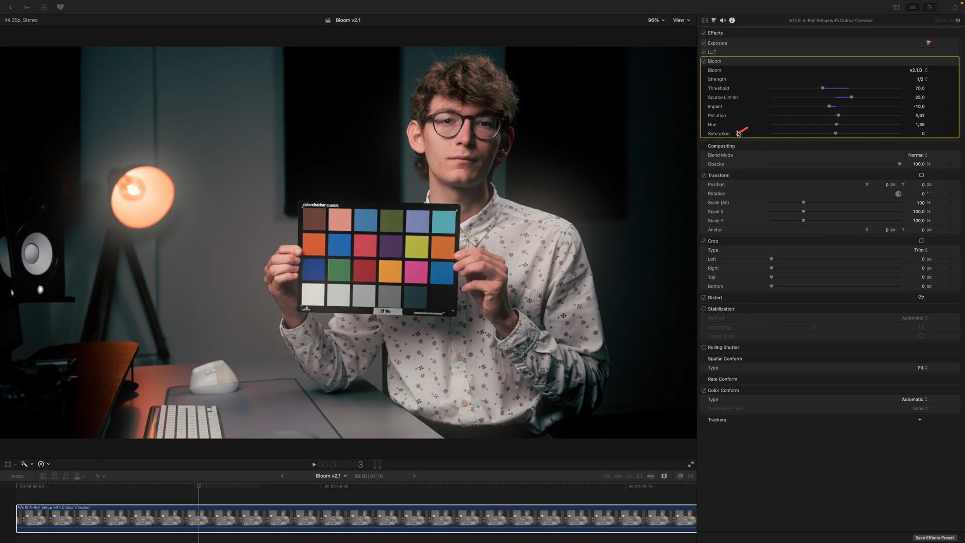 FCPX插件：一键式梦幻雾气发光滤镜效果预设 EricLenz – Bloom Plugin for Final Cut Pro v2.1.0（14874）图层云