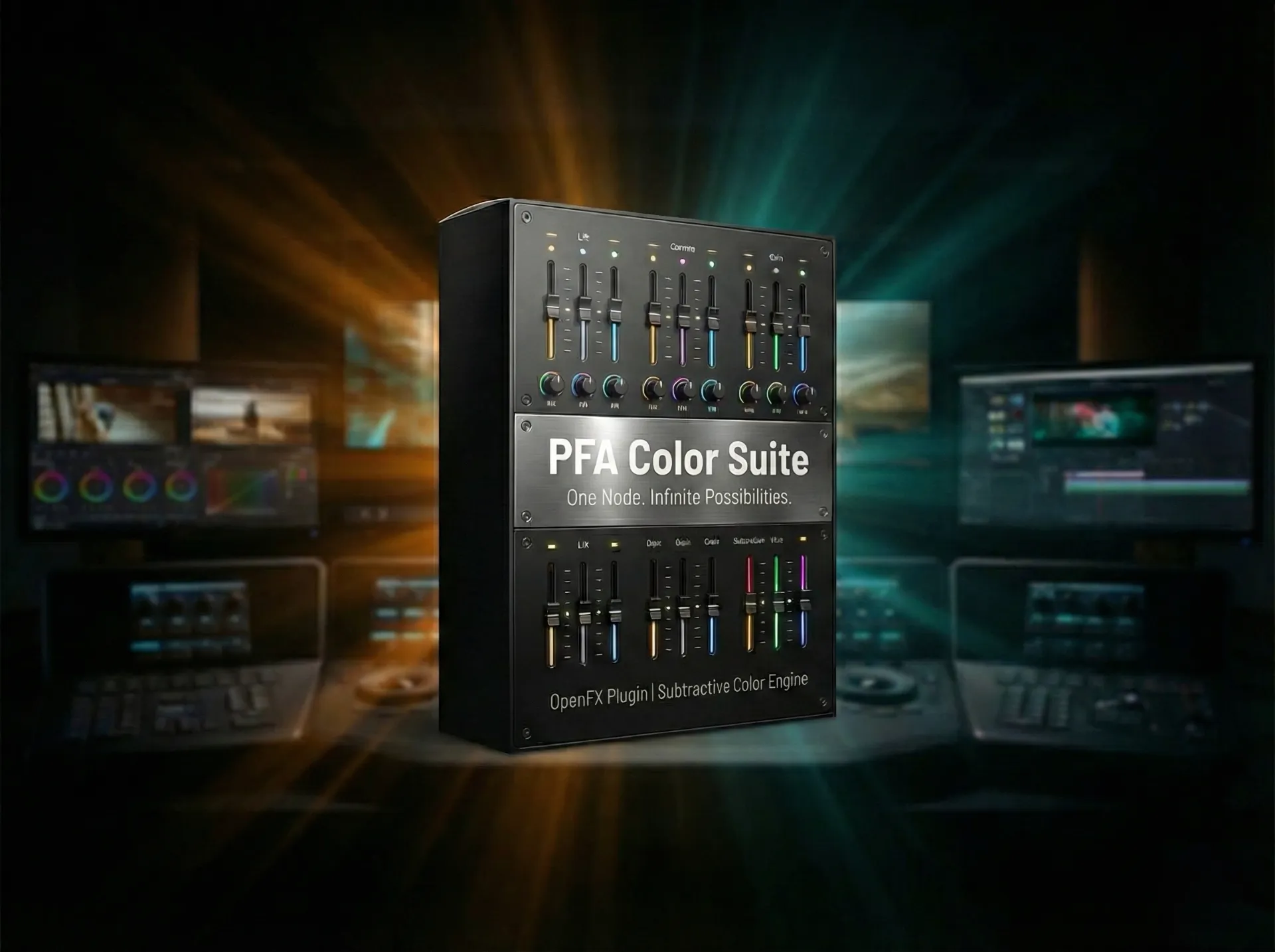 达芬奇插件：真实电影级胶片模拟视频调色插件 PFA ColorSuite 6.5.0 OFX Win破解版（14883）