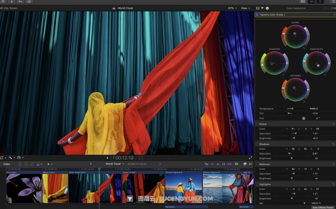 苹果视频剪辑FCPX软件 Final Cut Pro 12 Mac 中/英文版图层云
