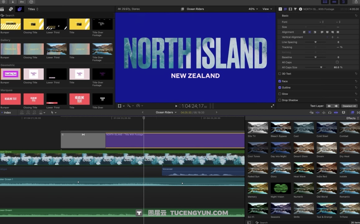 苹果视频剪辑FCPX软件 Final Cut Pro 12 Mac 中/英文版图层云