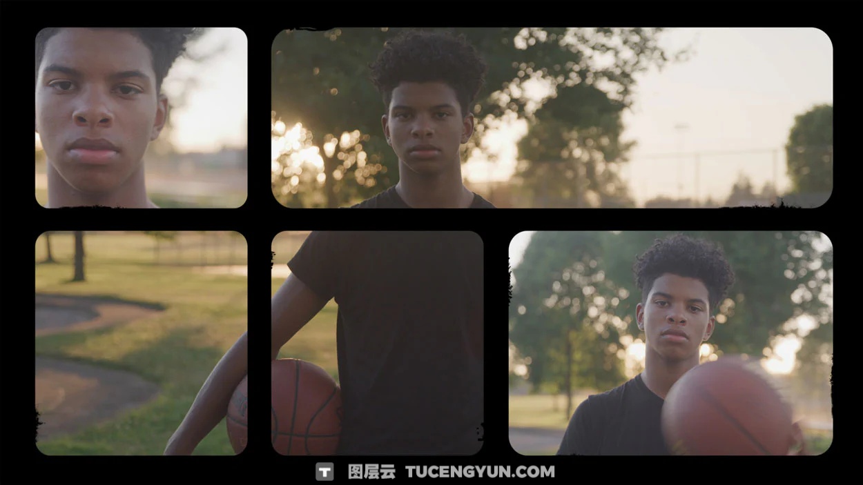 90款复古做旧胶片美学粗糙电影帧相机取景遮罩8K边框叠加PNG素材套装 Sickboat – Split Screen Film Mattes (8K)（14884）图层云