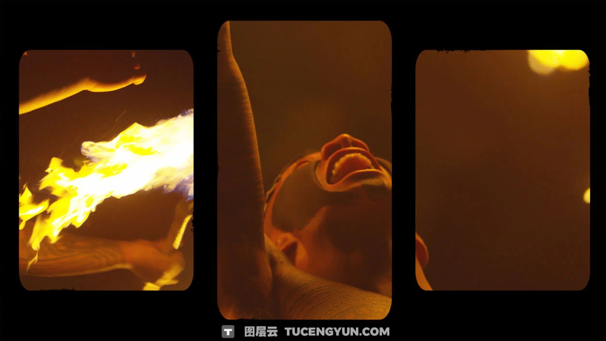 90款复古做旧胶片美学粗糙电影帧相机取景遮罩8K边框叠加PNG素材套装 Sickboat – Split Screen Film Mattes (8K)（14884）图层云