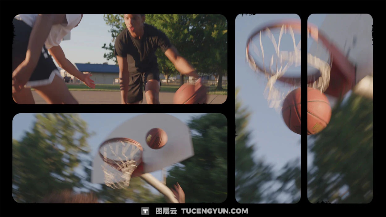 90款复古做旧胶片美学粗糙电影帧相机取景遮罩8K边框叠加PNG素材套装 Sickboat – Split Screen Film Mattes (8K)（14884）图层云