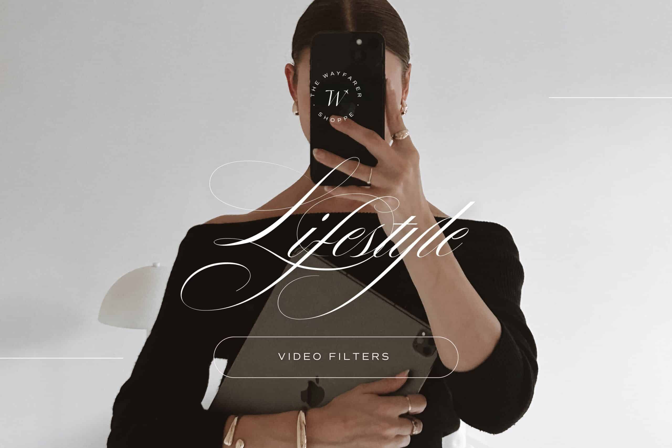 奢华精致老钱风时尚网红服装品牌、下午茶人像场景摄影LUT+LR调色预设 The Wanderful Wayfarer – 5 Influencer Lightroom Presets Mobile + Desktop（14889）