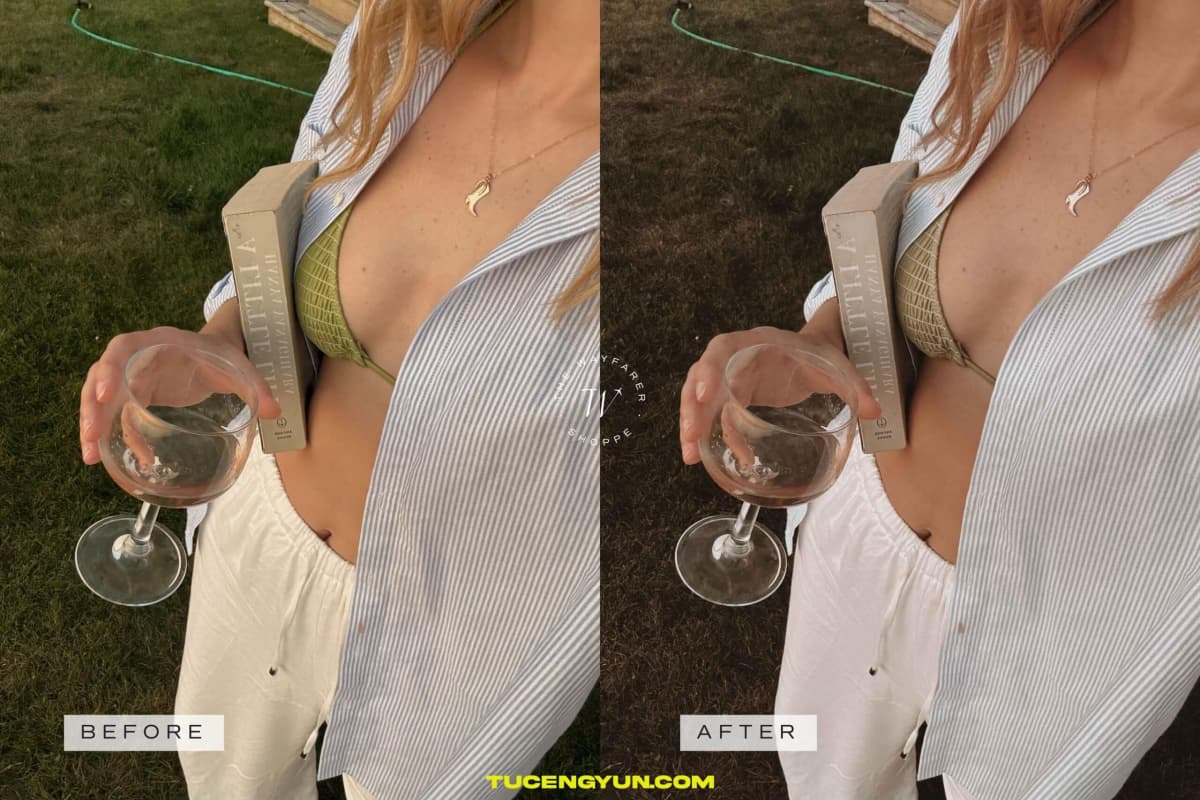 奢华精致老钱风时尚网红服装品牌、下午茶人像场景摄影LUT+LR调色预设 The Wanderful Wayfarer – 5 Lifestyle Mobile Video Filters（14889）图层云