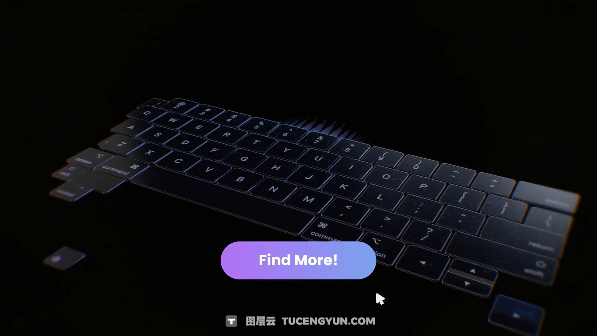 达芬奇预设：30个极简主义视频编辑剪辑播放暂停关注引导按钮点击标题动画 Video Editor Studio – Buttons Title Pack（14895）图层云