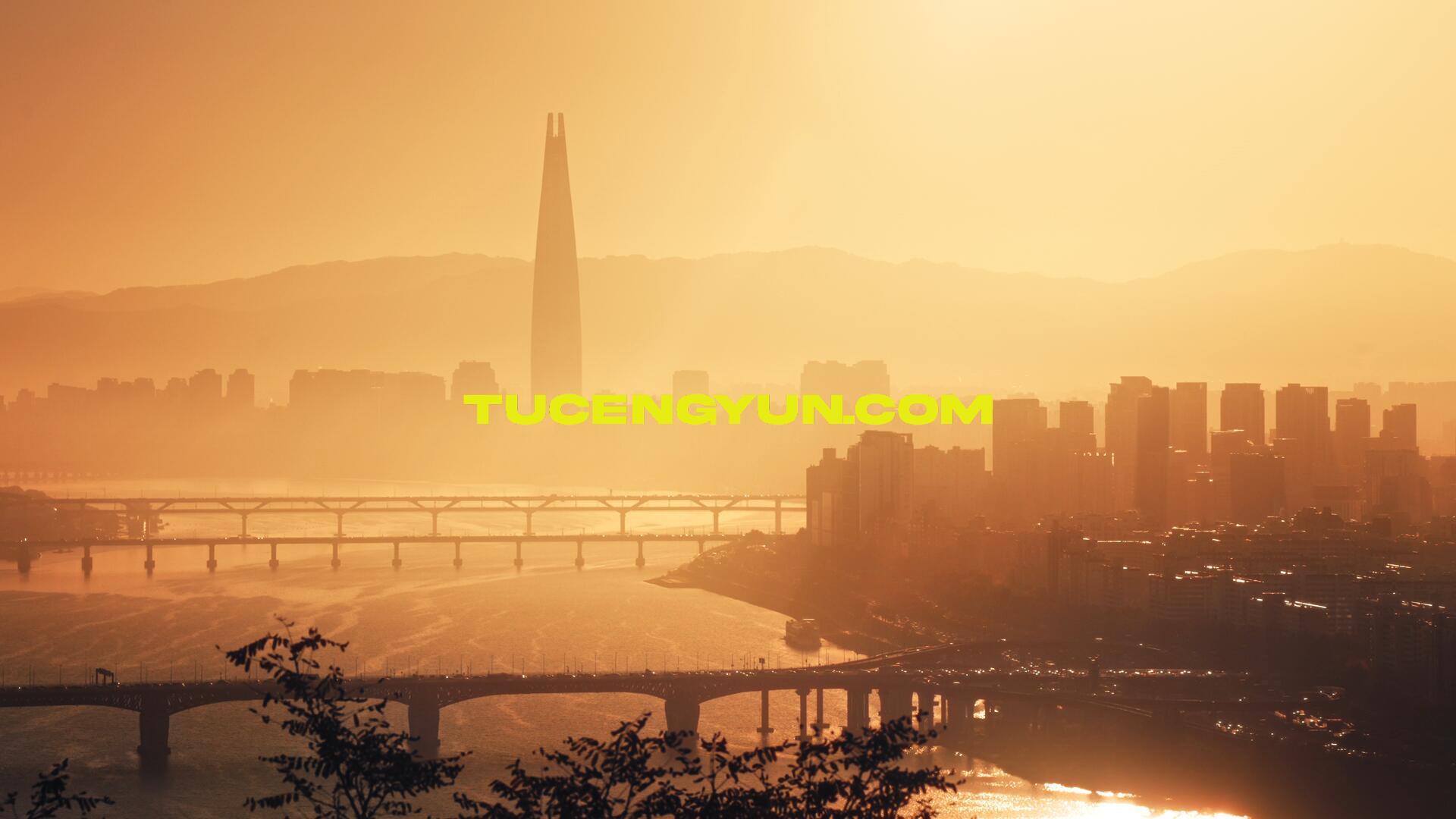 Artlist 21个首尔日落商业广告短片摄像机实拍LOG原始灰片调色练习片段4K视频素材（14900）图层云