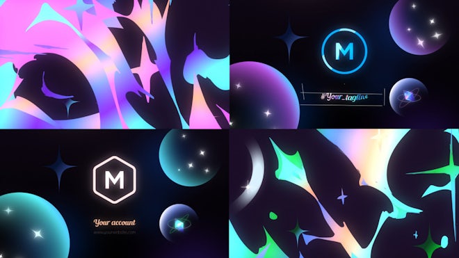 FCPX插件：梦幻闪光渐变弥散光开场片头LOGO展示（14918）