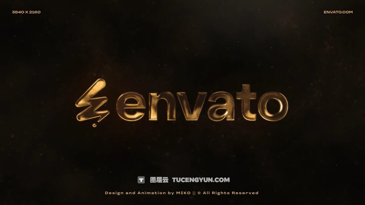 AE模板：大气史诗级沉重战争历史纪录片金色镀铬文字标题电影预告片动画（14928）图层云