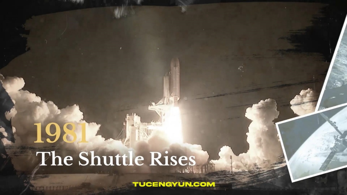 AE模板：复古墨水晕染厚重历史回顾战争探险财经记录片展示动画模板（14929）图层云