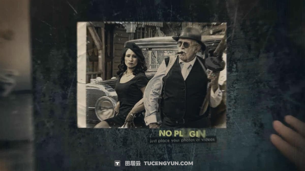 AE模板：真实电影级3D视差历史财经战争频道纪录片预告片开场片头（14930）图层云