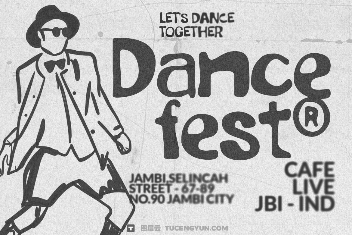 英文字体：大胆街头涂鸦艺术液态墨水质感扭曲笔画边缘俏皮锋利封面海报设计字体包（14944）图层云