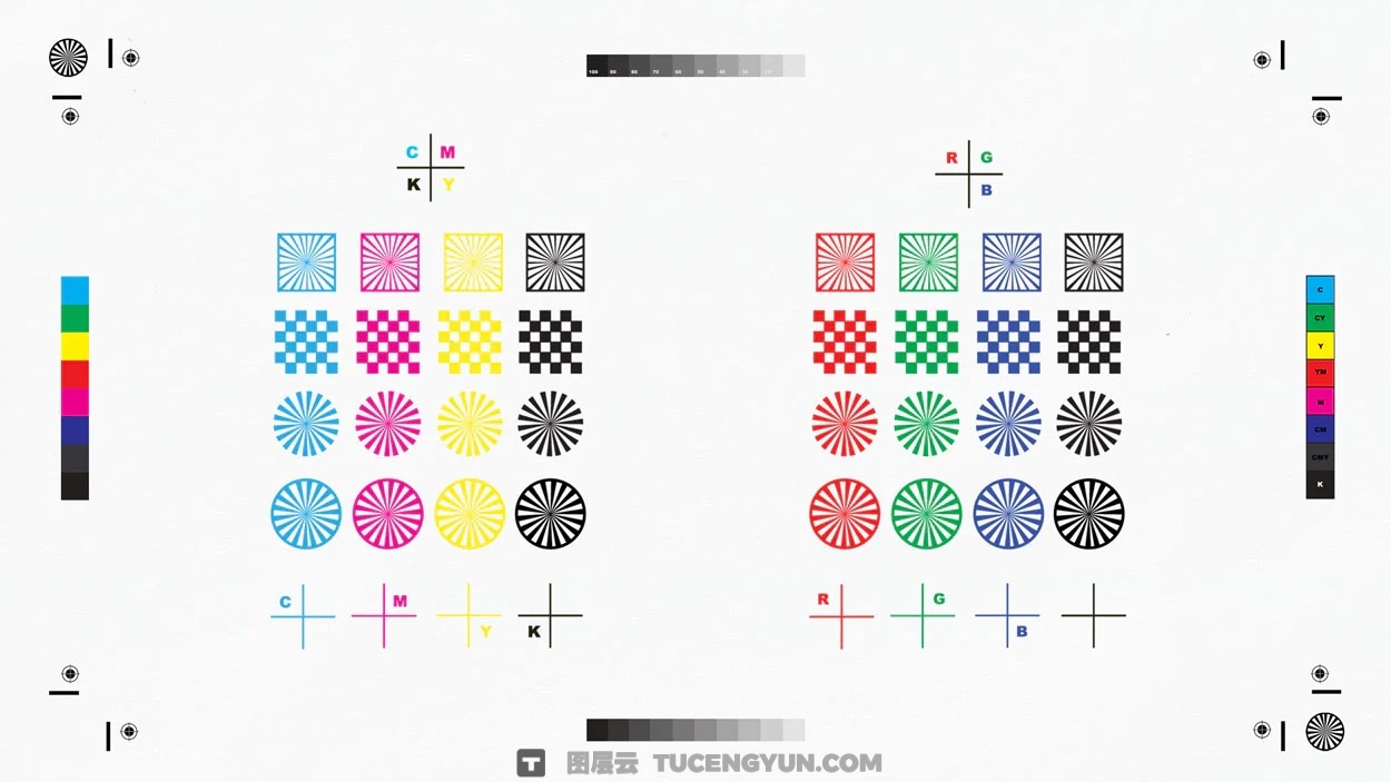 179个独特印刷标记裁剪、裁切、出血、打印彩条、星形元素AI+PNG+SVG素材包 Sickboat – Print Marks: Print Mark PNG + Vectors（14945）图层云