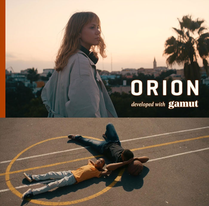 经典电影胶片模拟浓郁红、深邃蓝色彩分级达芬奇调色节点+LUT调色预设 GAMUT – Orion LUT+PowerGrade（14952）