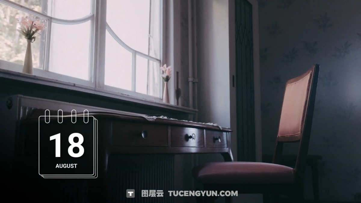 达芬奇预设：20个全新实用视频剪辑时间、日期、日历标题动画预设包（14965）图层云