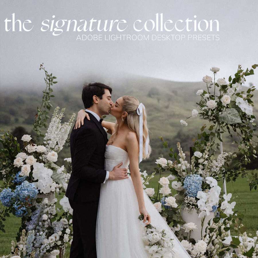 纯白温暖永恒精致奢华艺术婚礼派对人像摄影LR预设 Shae Estella 2025 – Signature Wedding Collection