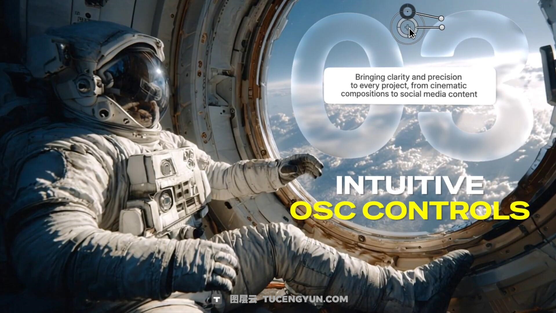 FCPX插件：45个全新苹果液态玻璃风格美学标题排版、转场过渡效果动画 Liquid Glass Vol.2（13547）图层云