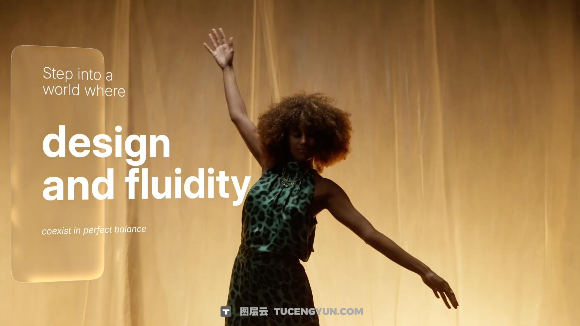 FCPX插件：45个全新苹果液态玻璃风格美学标题排版、转场过渡效果动画 Liquid Glass Vol.2（13547）图层云