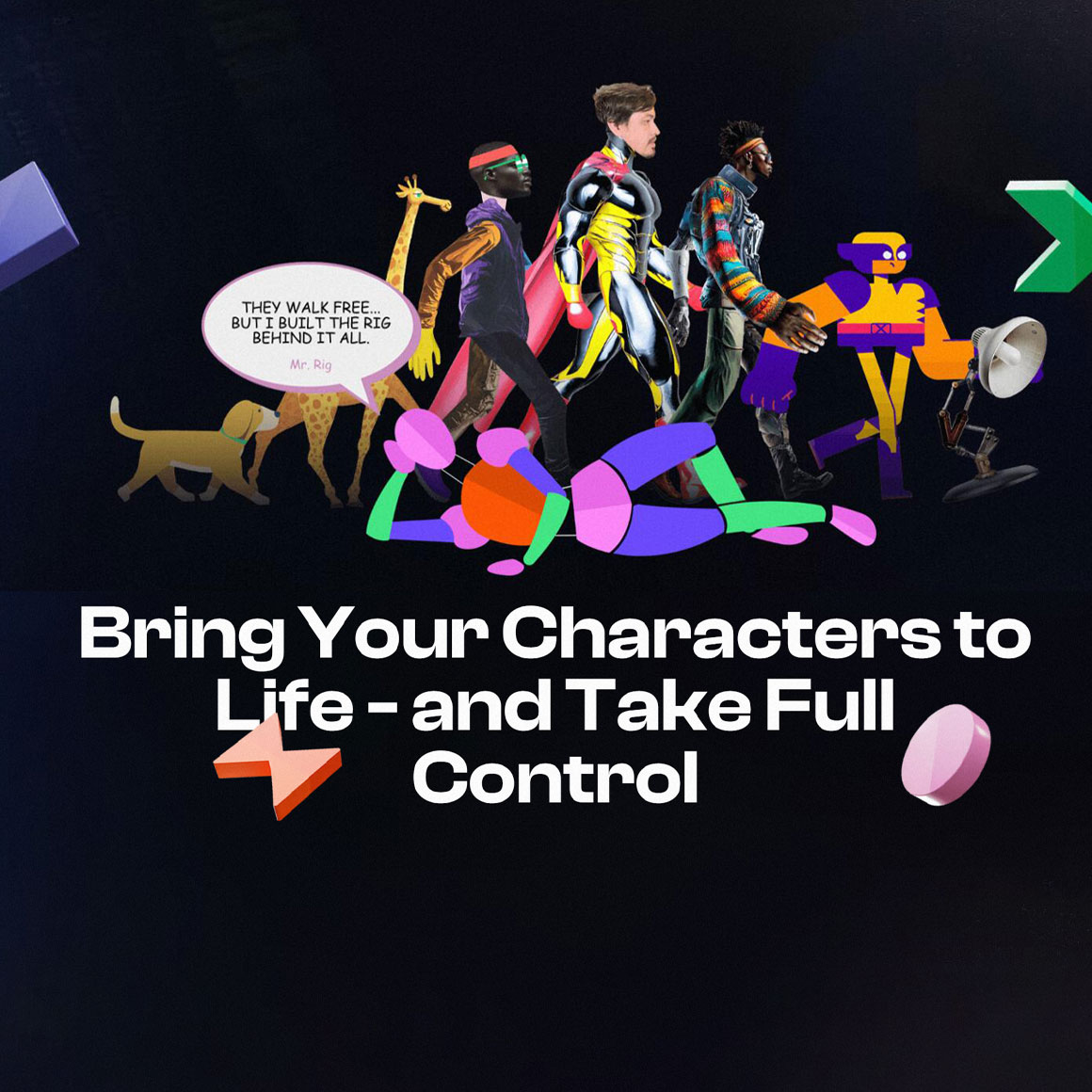 大师课程：掌握从基础到高级角色动画绑定视频课程 中英文字幕（14990）