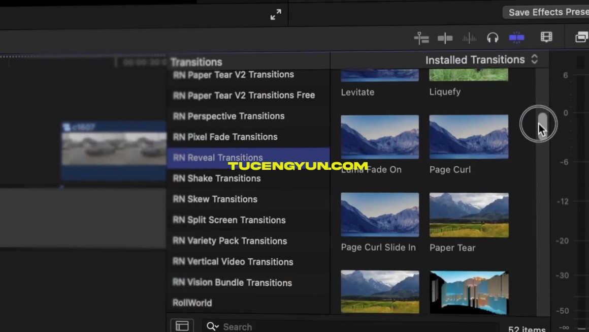 FCPX插件：30种热门对象主体拆分遮罩转场过渡效果FCPX插件 支持横竖屏 Ryan Nangle – Reveal Transition Pack（15011）图层云