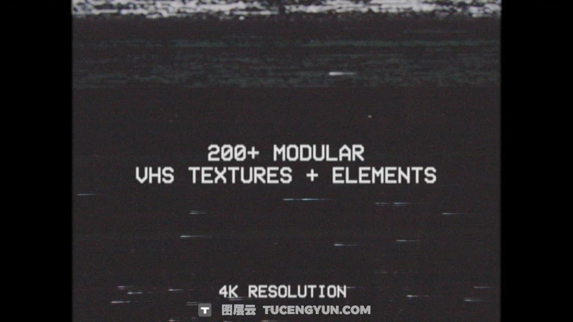 200多个真实VHS视觉美学录像带故障纹理、噪点、毛刺、播放、停止、弹出、关闭JPG图片素材+视频素材+音效素材 Sickboat – VHS EFFECTS – REAL VHS TEXTURE OVERLAYS (4K)（15017）图层云