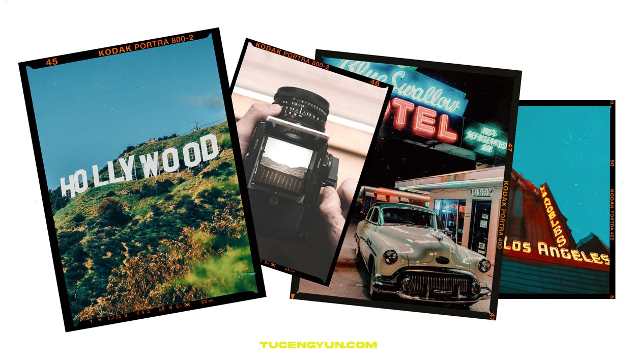 38个复古美学宝丽来电影胶片帧图片拼贴定格转场AE/PR模板+转场音效素材 Sickboat – Photo Film Transitions（15019）图层云