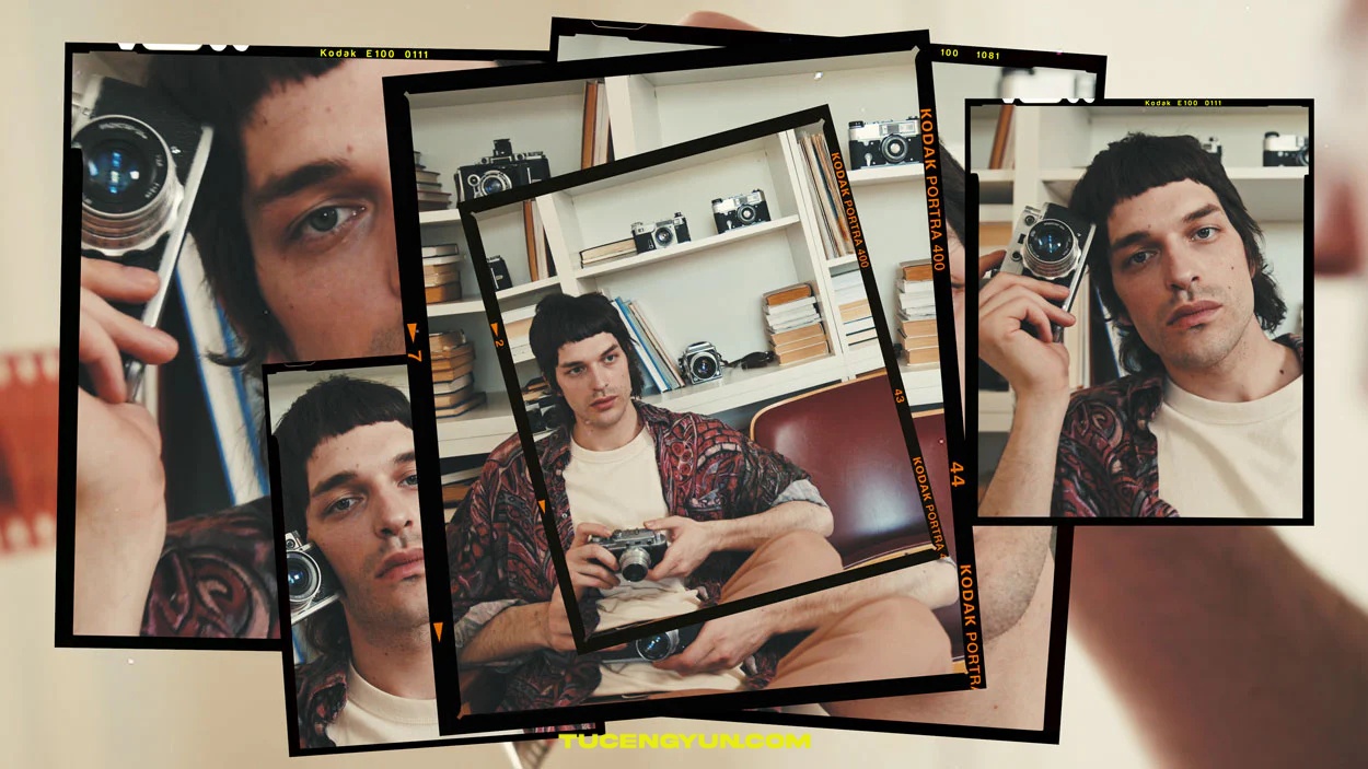 38个复古美学宝丽来电影胶片帧图片拼贴定格转场AE/PR模板+转场音效素材 Sickboat – Photo Film Transitions（15019）图层云