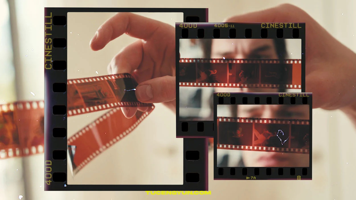 38个复古美学宝丽来电影胶片帧图片拼贴定格转场AE/PR模板+转场音效素材 Sickboat – Photo Film Transitions（15019）图层云